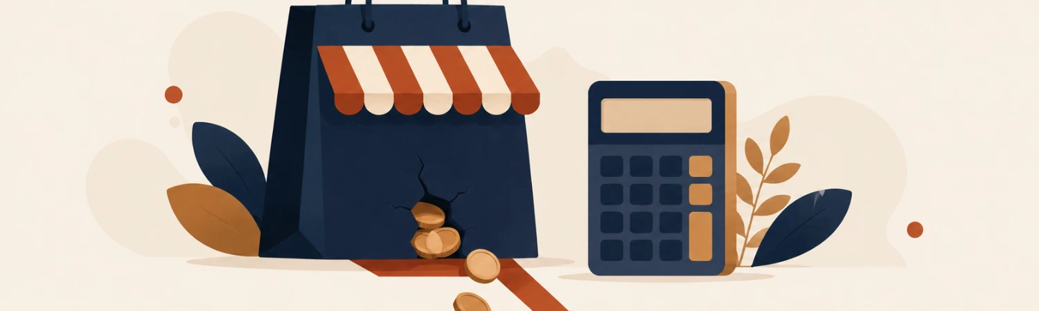 Ilustrasi: untung yang bocor karena biaya marketplace