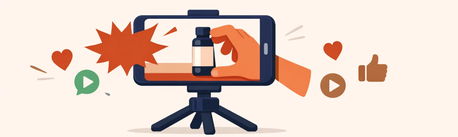 Ilustrasi: konten kreatif UGC untuk iklan